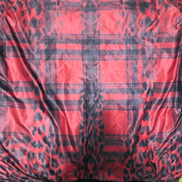 Just Cavalli Red/Black Puffer Jacket - Picture 4 of 7